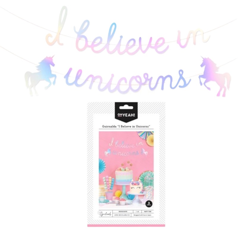 Oh Yeah! I Believe In Unicorns Girlander 3m