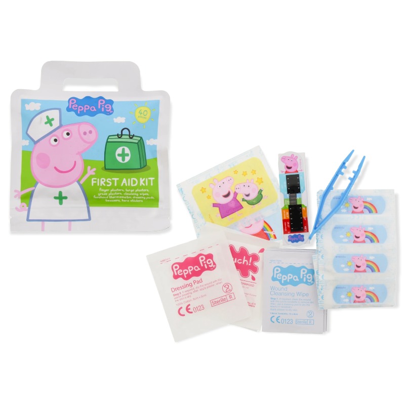 Peppa Pig Kids First Aid Kit 40pk