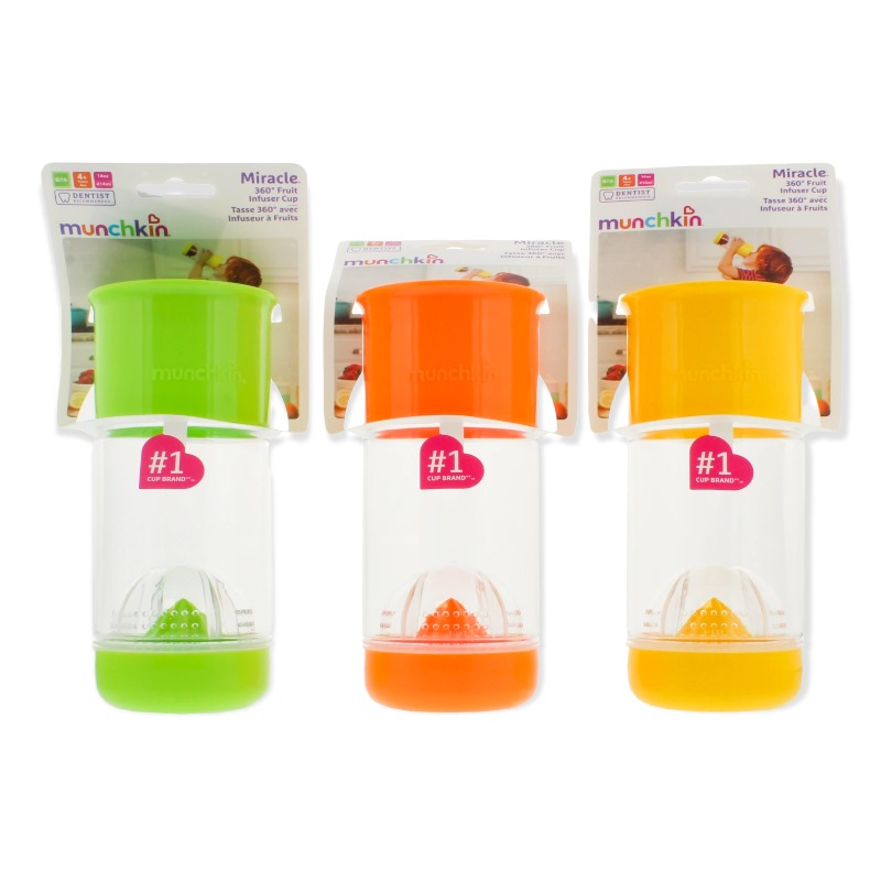 Munchkin Miracle Fruit Infuser Cup 4+ 414ml Div.Farger