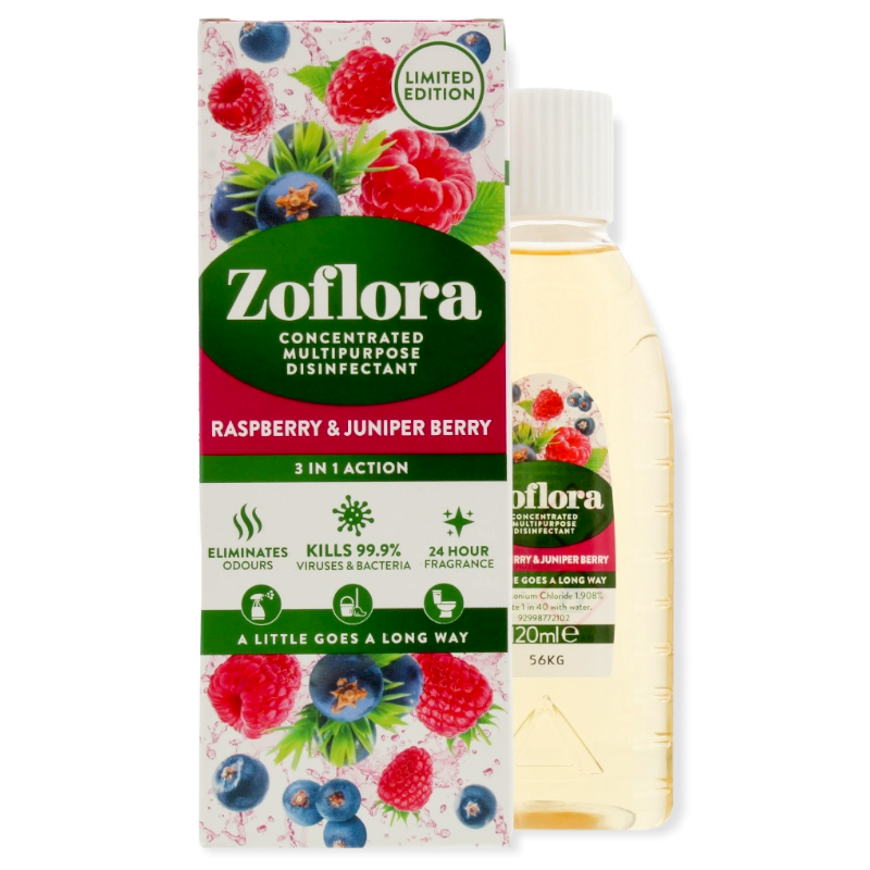 Zoflora Raspberry & Juniper Berry Disinfectant 120ml