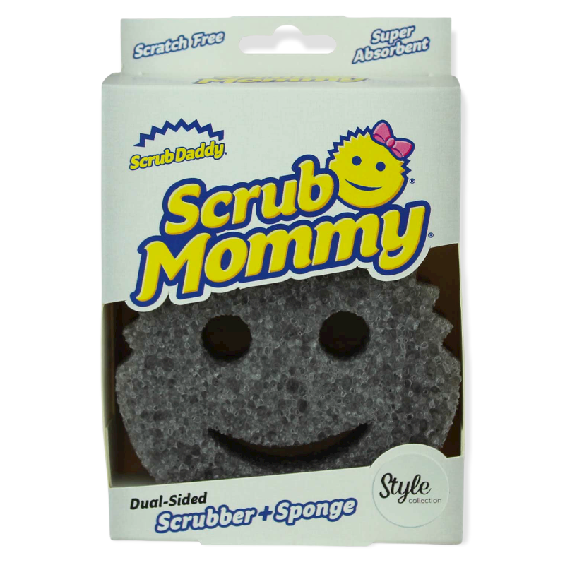 Scrub Mommy Grey Dual-Sided Sponge