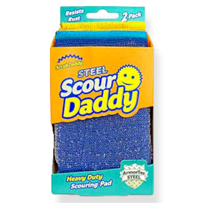 Scrub Daddy Steel Scouring Pads 2pk