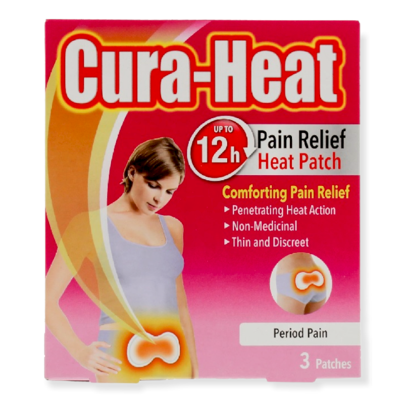 Cura Heat Period Pain Relief 3pk