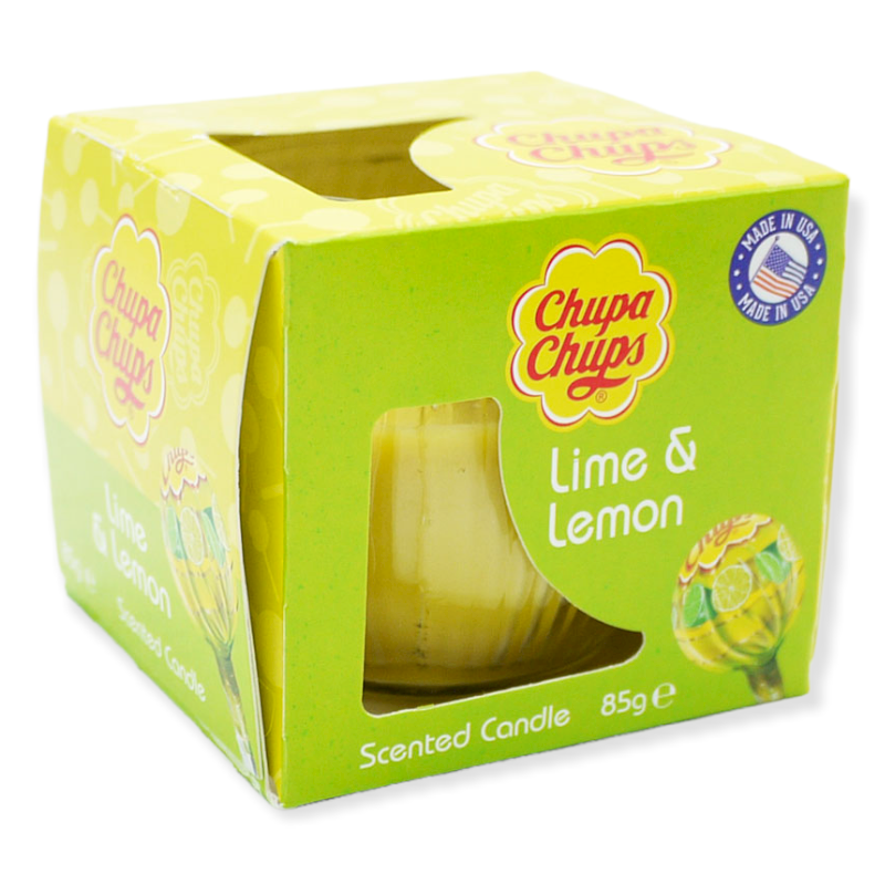 Chupa Chups Lime & Lemon Candle Jar 85g