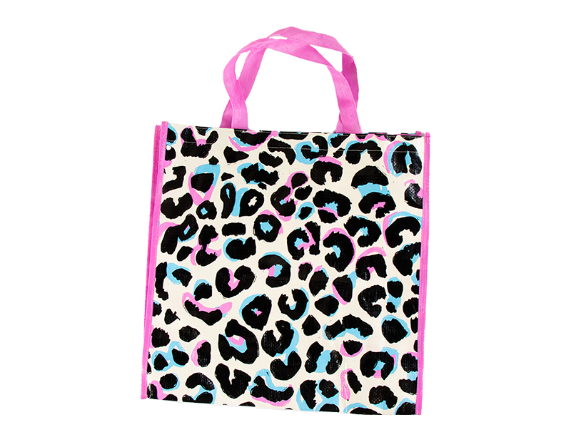 House&Home Leopard Shopping Bag 45x40x14cm