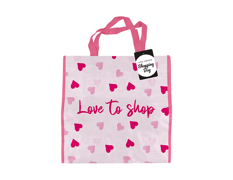 House&Home Love To Shop Shopping Bag 45x40x14cm
