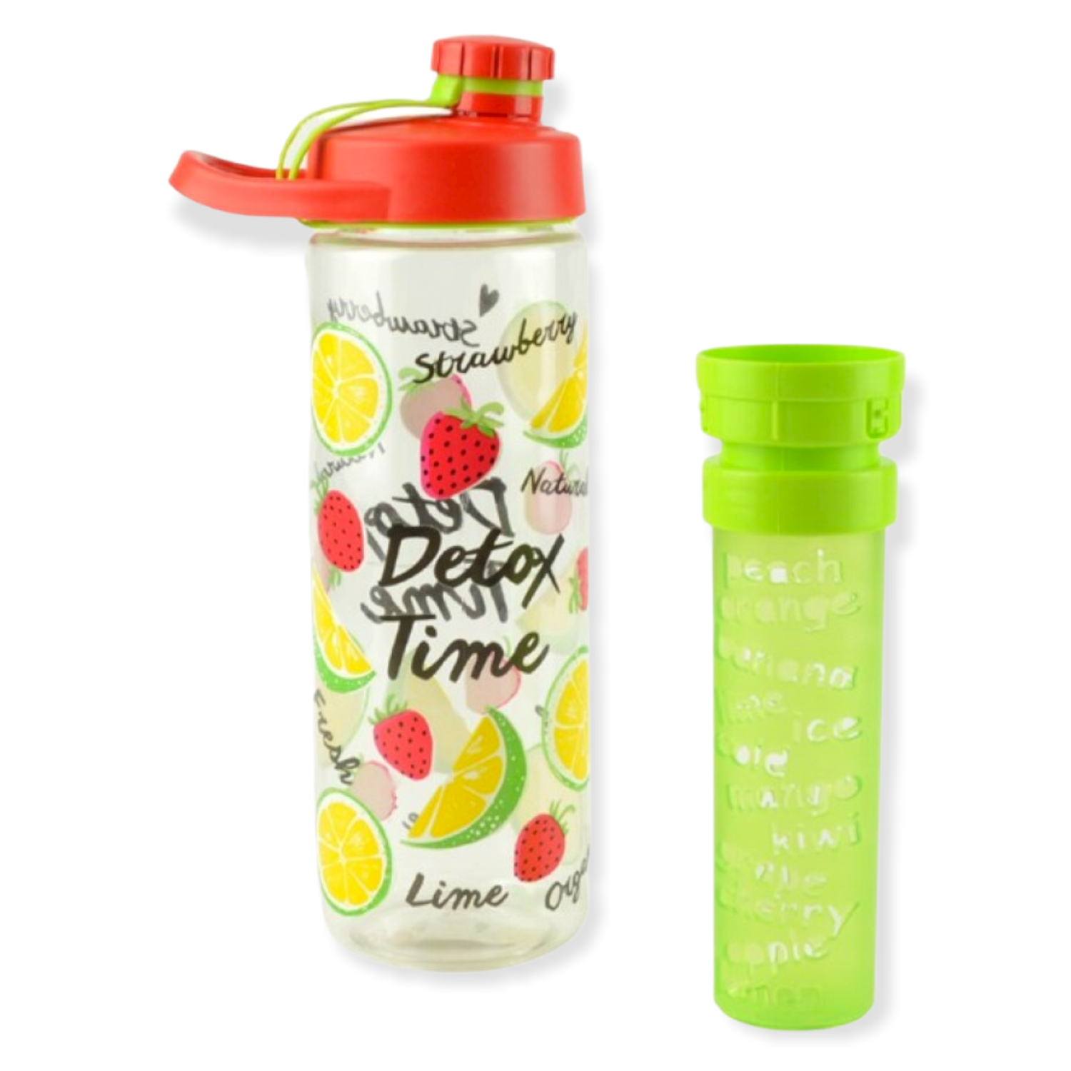 Detox Time Drinkingbottle w/Infuser 650ml