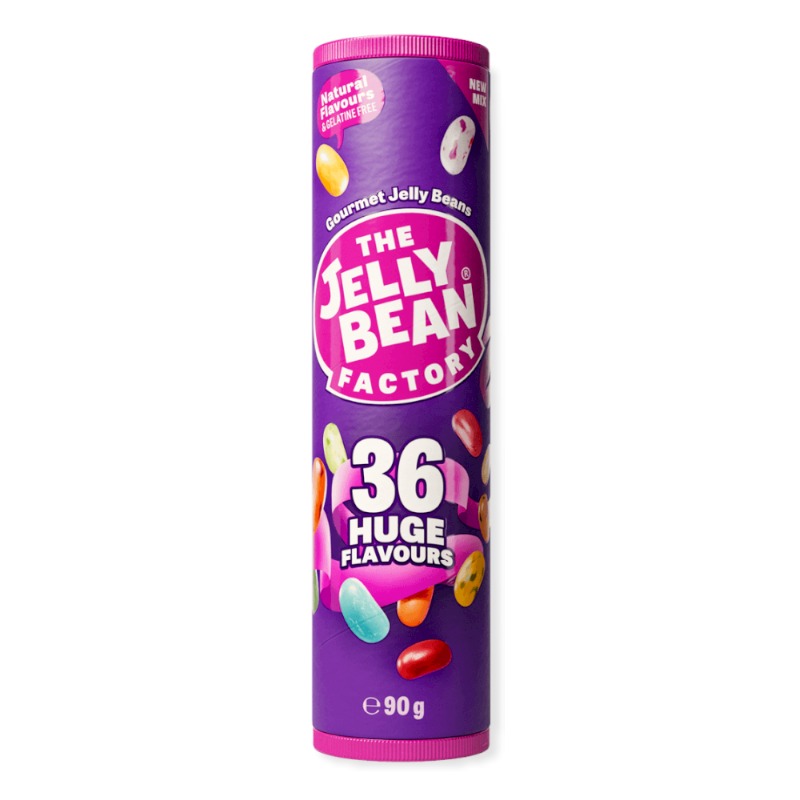 The Jelly Bean Factory 36 Huge Flavours Tube 90g
