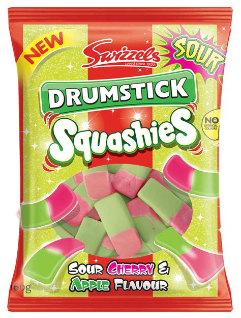 Swizzels Sour Cherry & Apple Drumstick Squashies 160g