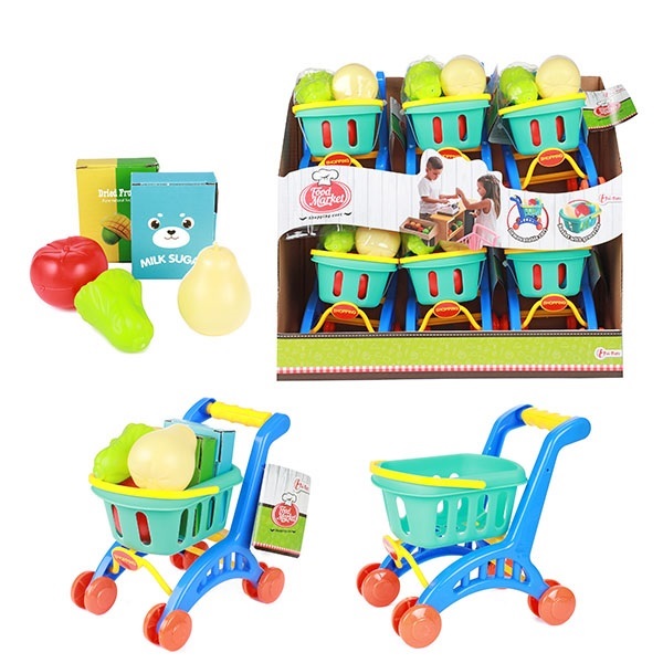 Food Marked Shopping Cart