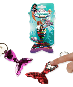 Mermaid Tail Sequin Keychain Div.Farger