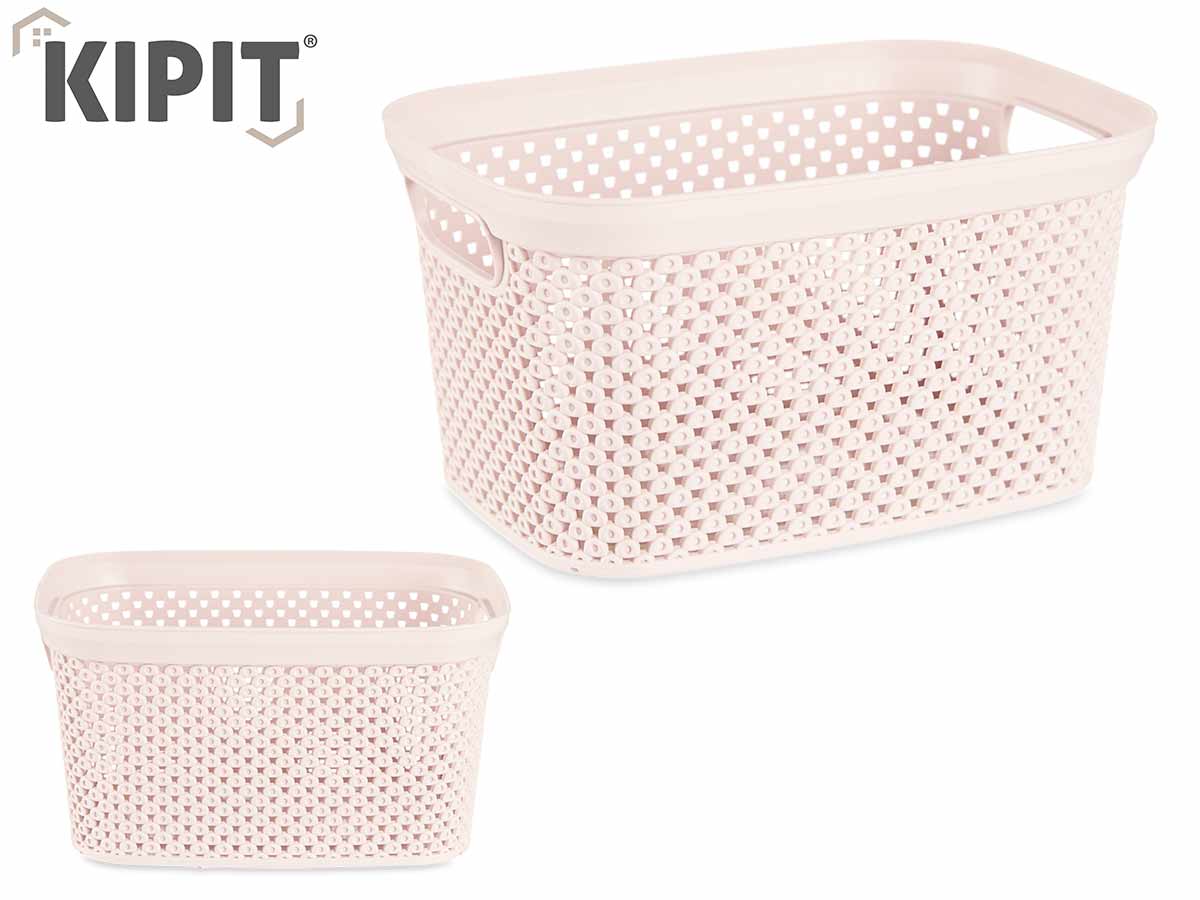 Kipit Organiser Basket Pink 3L