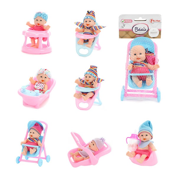 Beau Mini Baby Doll 12cm Div.Typer