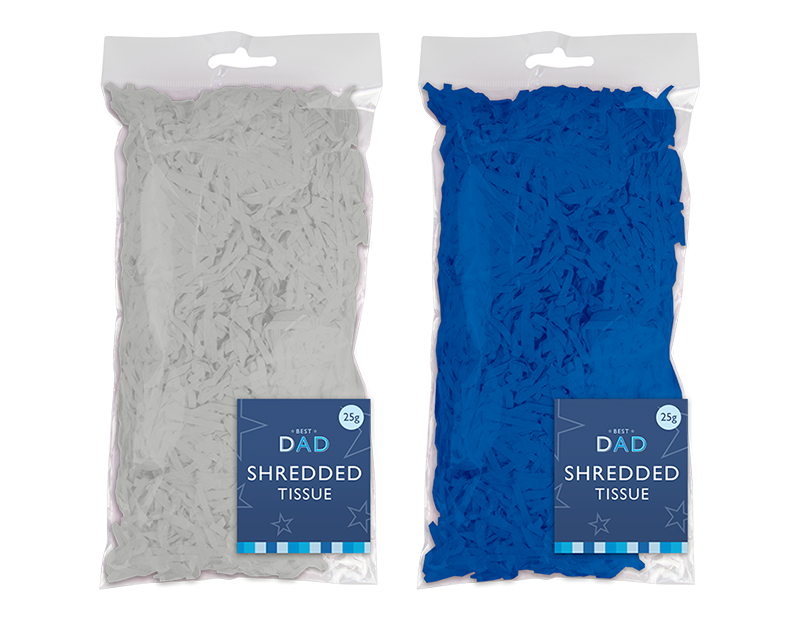 Father's Day Shredded Tissue Paper Div.Farger