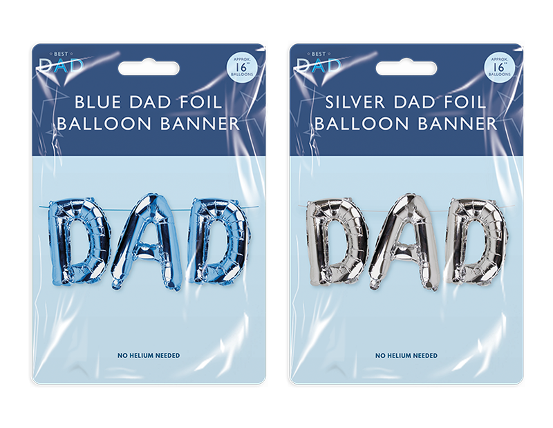Father's Day Dad Foil Balloon Div.Farger