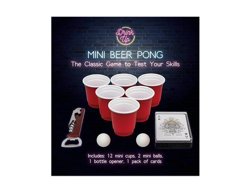 G&G Mini Beer Pong Sett