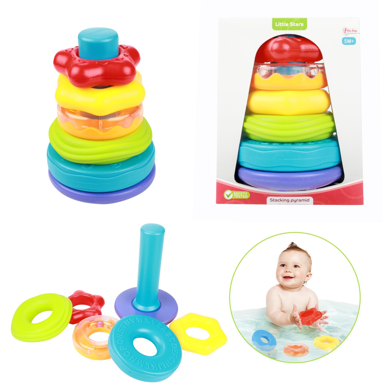 Little Stars Baby Stacking Tower