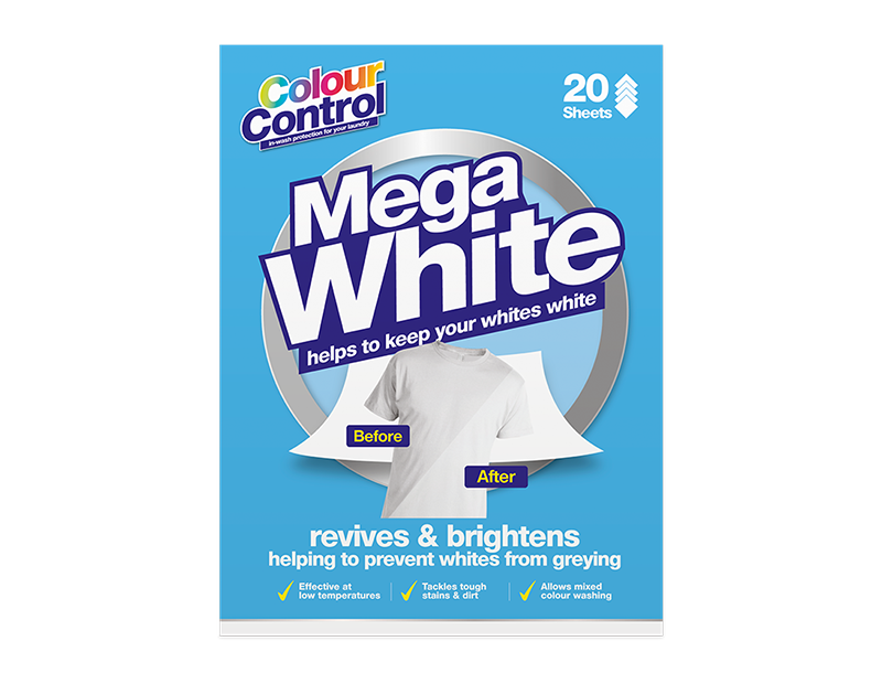 Mega White Laundry Sheets 20pk
