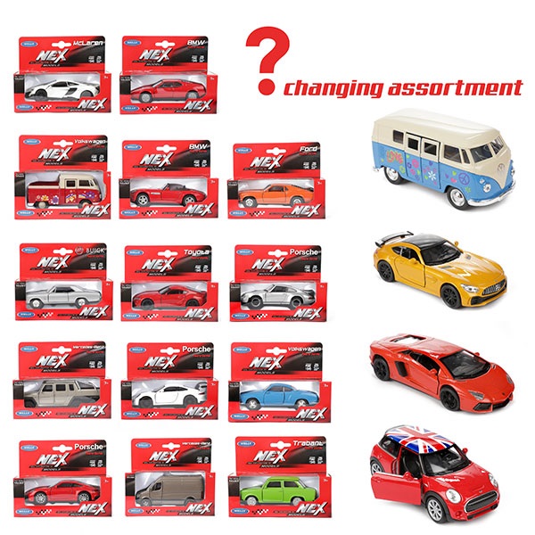Welly Nex Pull Back Car Models Div.Typer