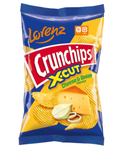 Lorenz Crunchips X-Cut Cheese & Onion 140g
