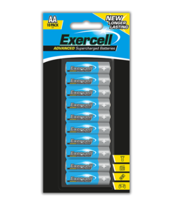 Exercell Heavy Duty AA Batteries 10pk