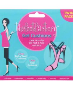 The Foot Factory Non-Slip Gel Cushions Twin Pack