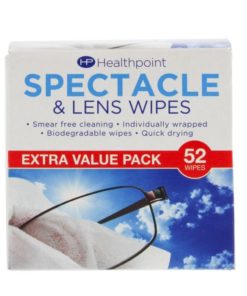 HealtPoint Spectacle & Lence Wipes 52stk