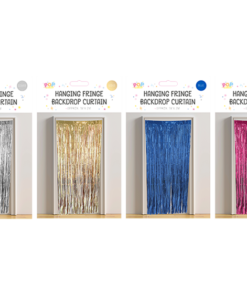 Pop Hanging Fringe Backdrop Curtain 1x2m Div.Farger