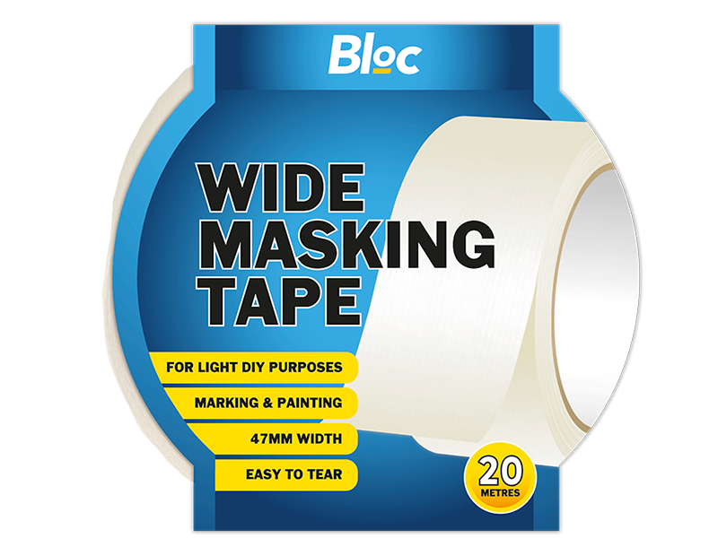 Bloc Wide Masking Tape 47mm 20m