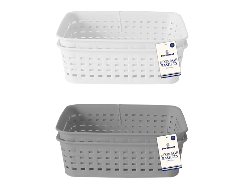 StoreSmart Basket 20x15xcm 2pk Div.Farger