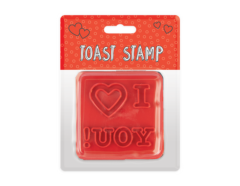 Valentine's Day I Love You Toast Stamp