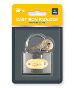 Bloc Cast Iron Padlock 60mm