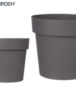 Ibergarden Flowerpot Grey Ø18cm
