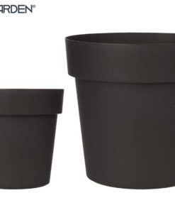 Ibergarden Flowerpot Black Ø20cm