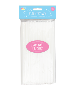 Pop Biodegradable & Compostable PLA Straws 200pk