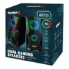 GamerX LED Dual Gaming Speakers