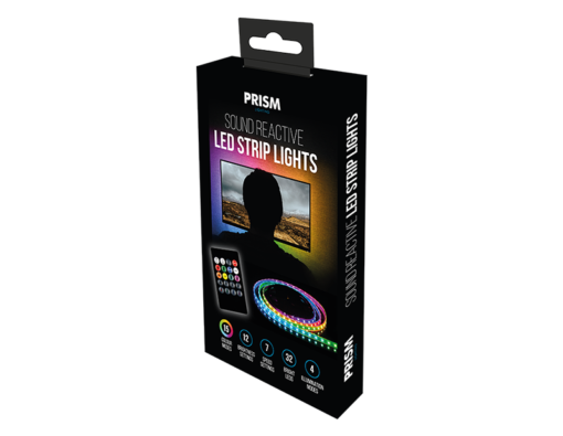 Prism LED Strip Lights Sound Reactive 2m