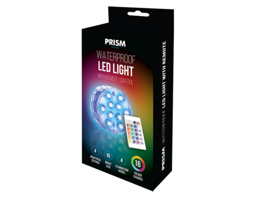 Prism Waterproof LED Light w/Remote
