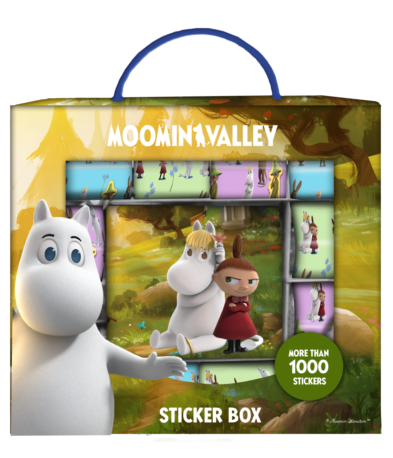 Moomin Walley 1000 Sticker Gift Box