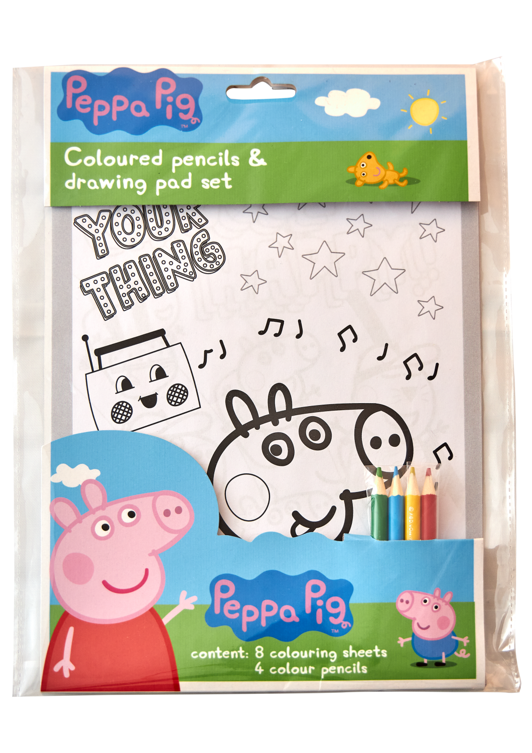 Peppa Pig Colouring Set
