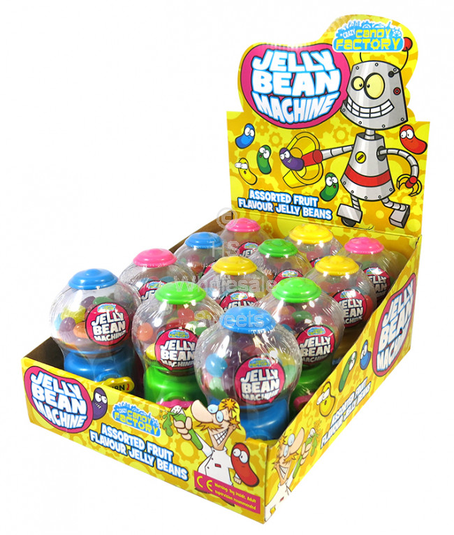Crazy Candy Factory Mini Jelly Bean Machine 50g Div.Farger