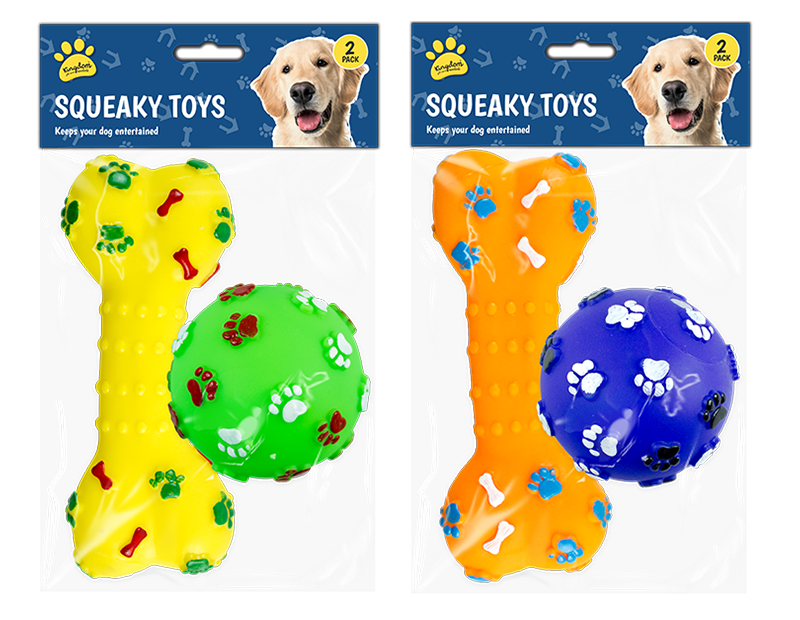 Kingdom Squeaky Toys 2pk