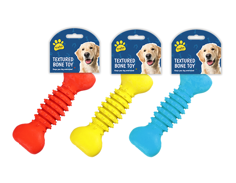 Kingdom Textured Dog Bone Div.Farger