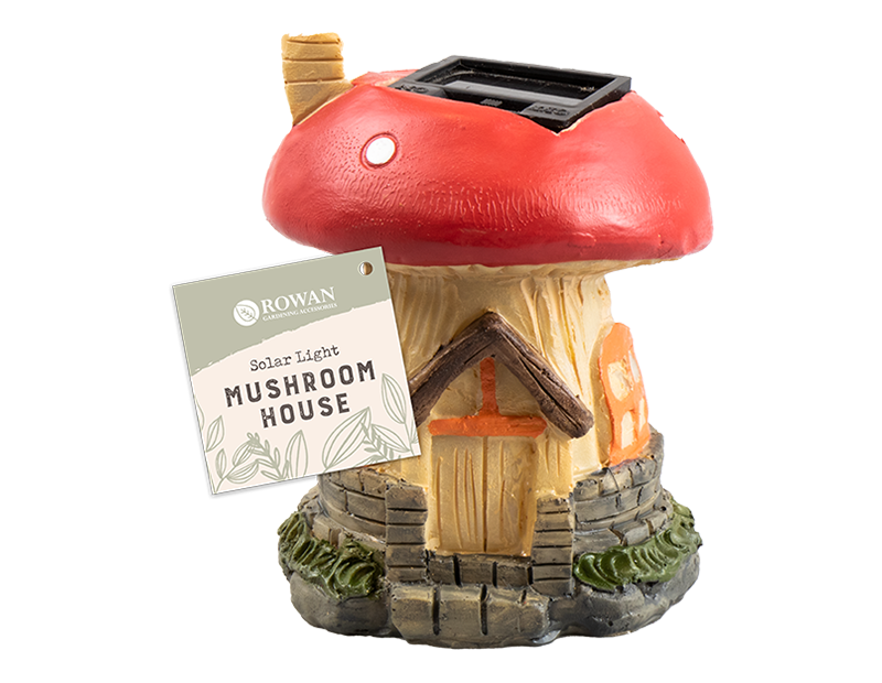 Garden Mushroom House Solar Light