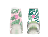 Summer Party Leaf Paper Cups 10pk Div.Typer