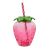 Summer Party Strawberry Tumbler w/Straw