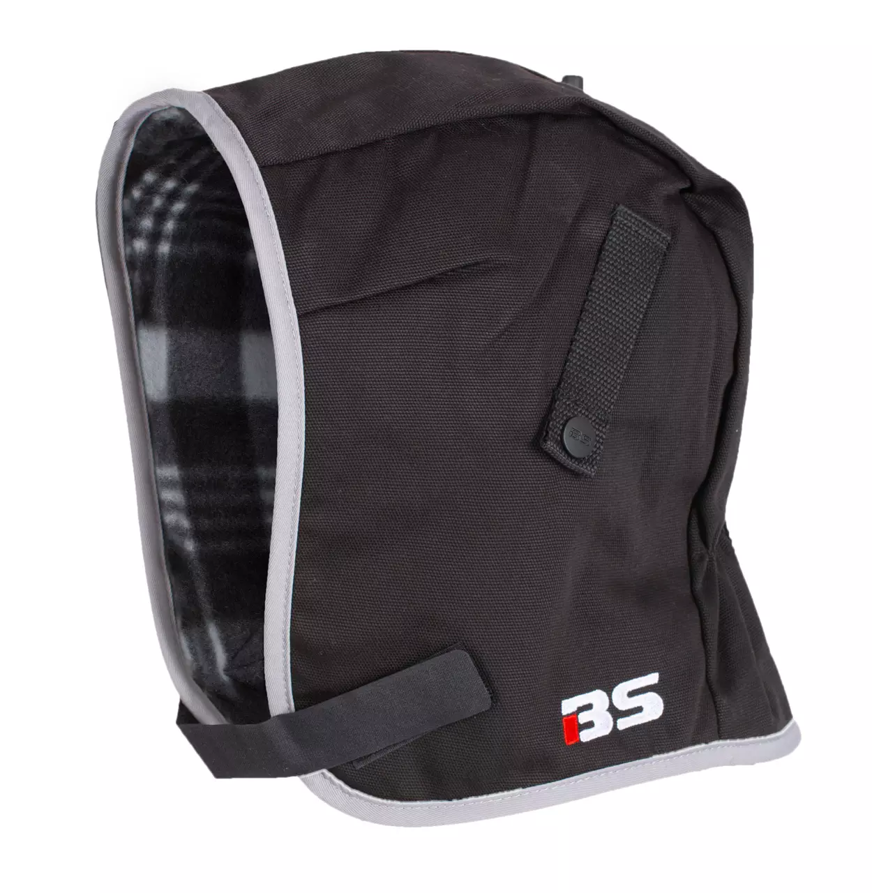 HJELMHETTE MED FLEECEFOR SVART BS