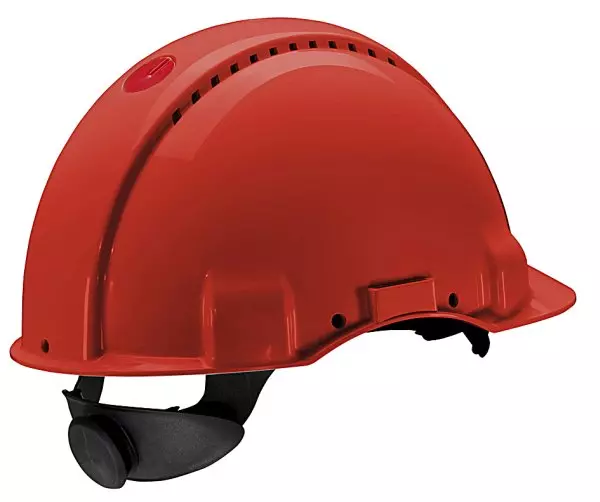 HJELM PELTOR G3000 MED RATTJUSTERING RØD