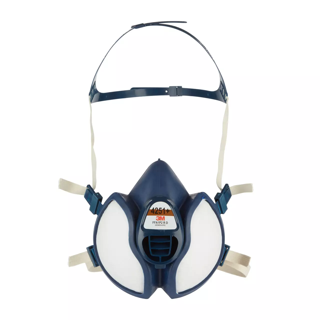 3M HALVMASKE FFA1P2D MED INTEGRERTE FILTRE