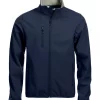 BASIC SOFTSHELL JACKET DARK NAVY Div str.